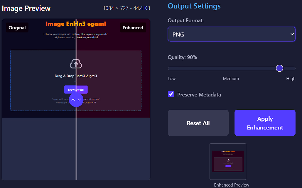 Output Options