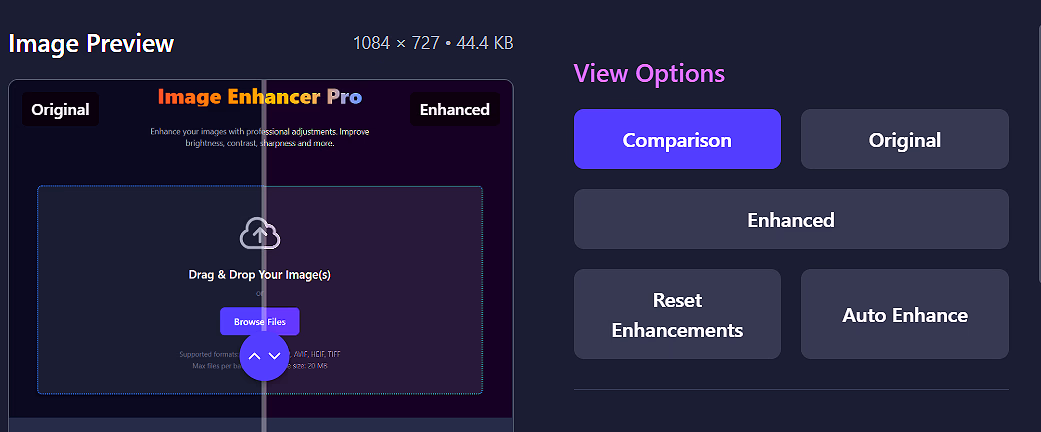 Choose View  options